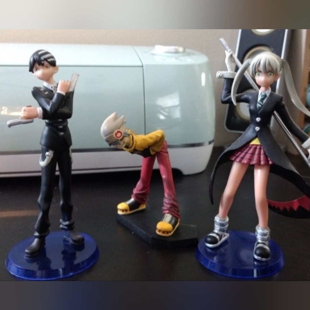 Soul Eater Figure Set - Maka Albarn, Soul, Death The Kid